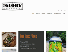 Tablet Screenshot of newglorybeer.com